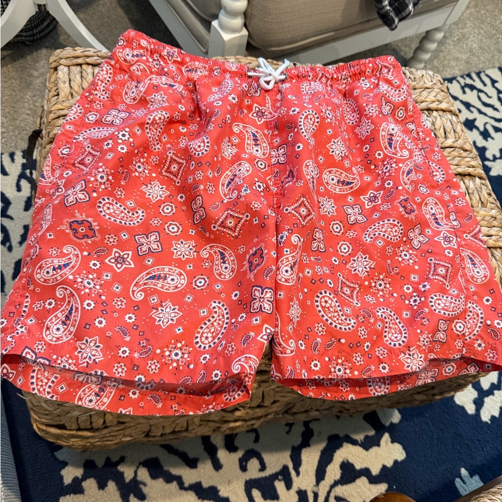 Trunks Paisley Red men’s swim Shorts